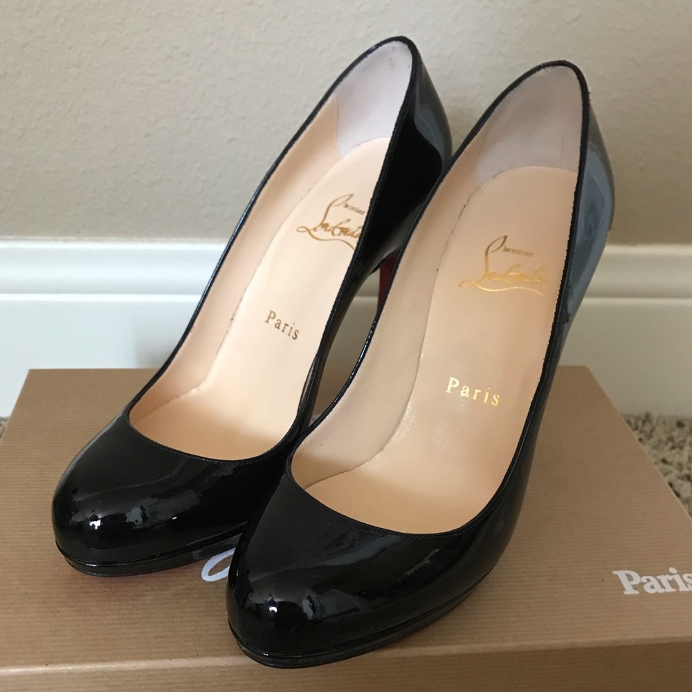 Christian Louboutin Filo 120 Patent Black 36